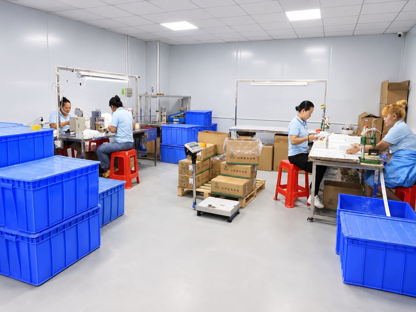 Export packing and shipment support for silicone products with custom packaging