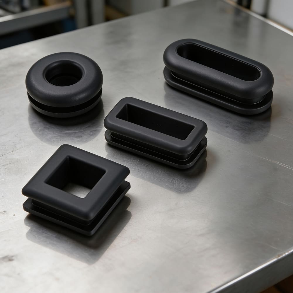 Shape Options - round, oval, rectangular, square, and special-shaped silicone grommets