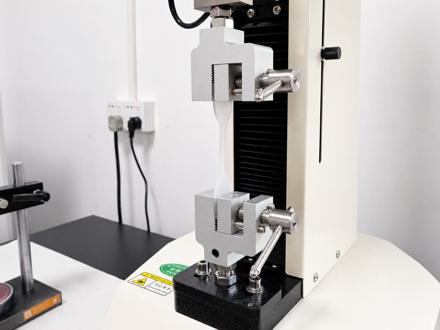 Tensile strength testing for silicone rubber materials