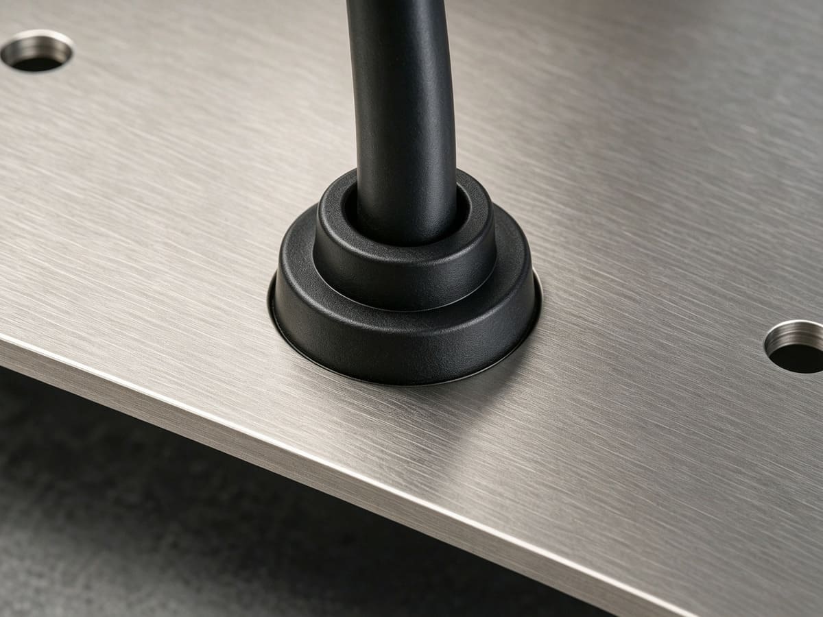 Reverse engineered replacement silicone grommets for OEM enclosure repair kits