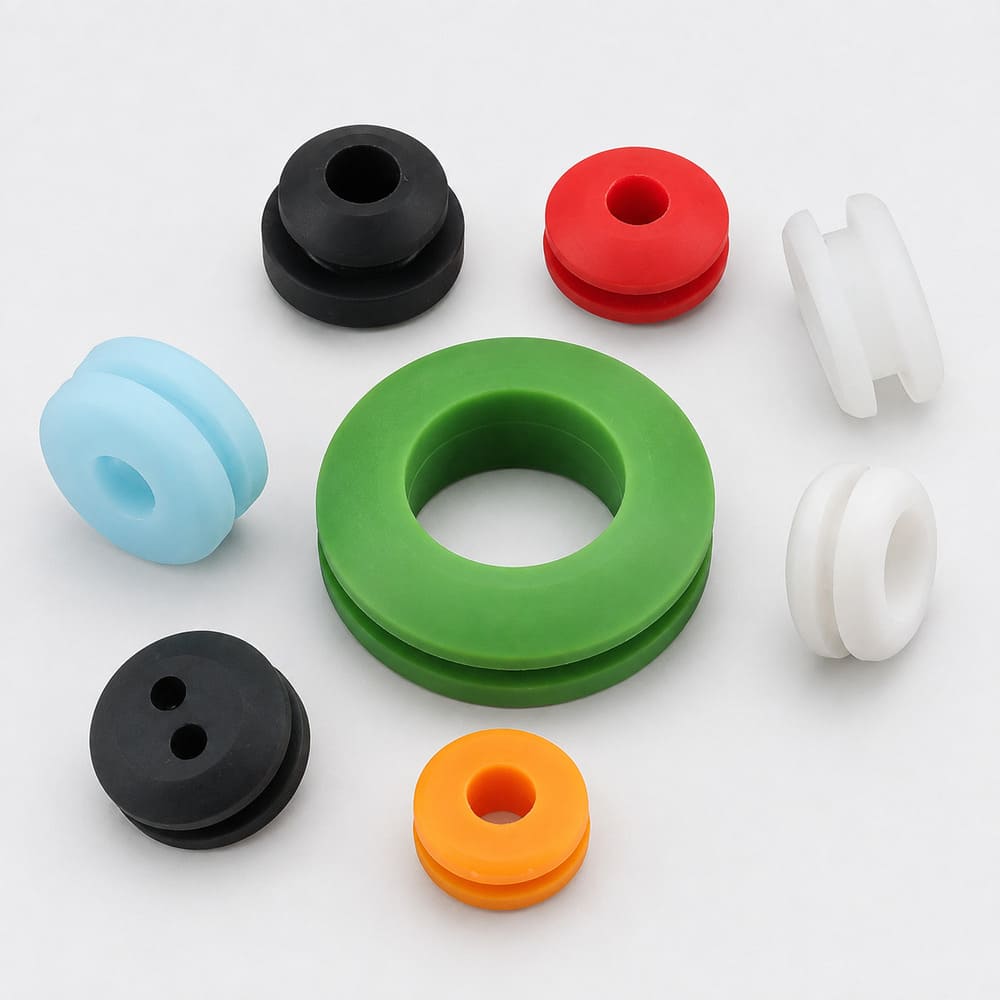 Open Silicone Grommets - general cable routing and edge protection