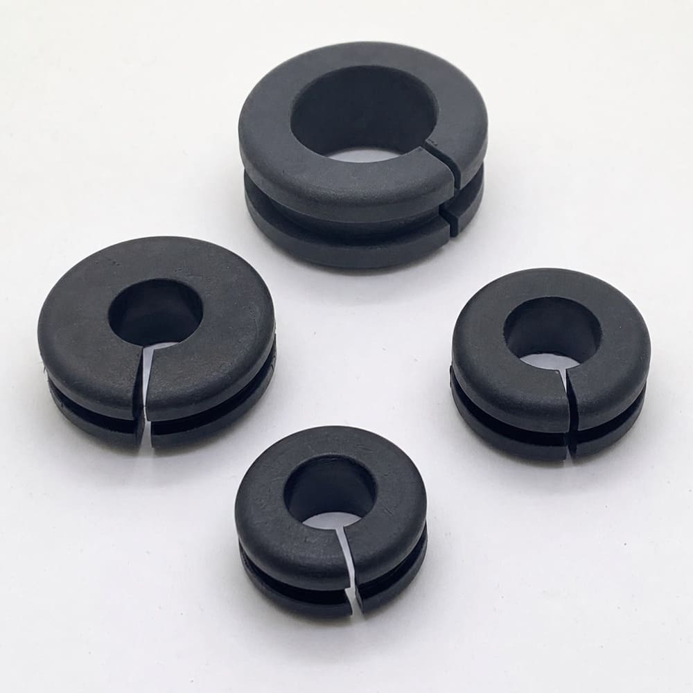 Split Slit Silicone Grommets - retrofits and pre-terminated cables