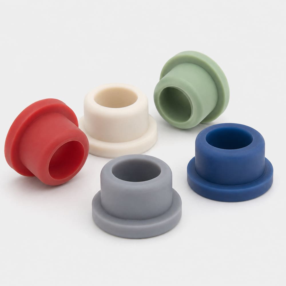 Hollow silicone plugs manufactured by Pandasoft