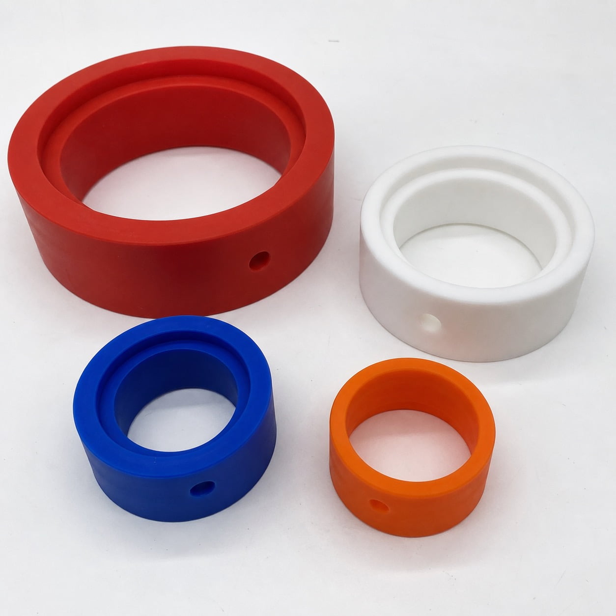 Silicone butterfly valve seals manufactured by Pandasoft