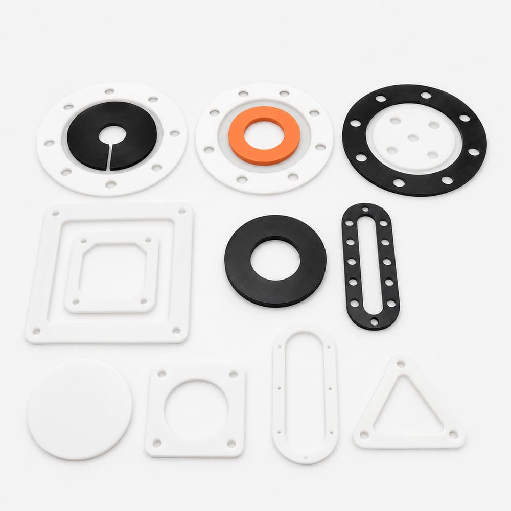 Die cut silicone gaskets manufactured by Pandasoft