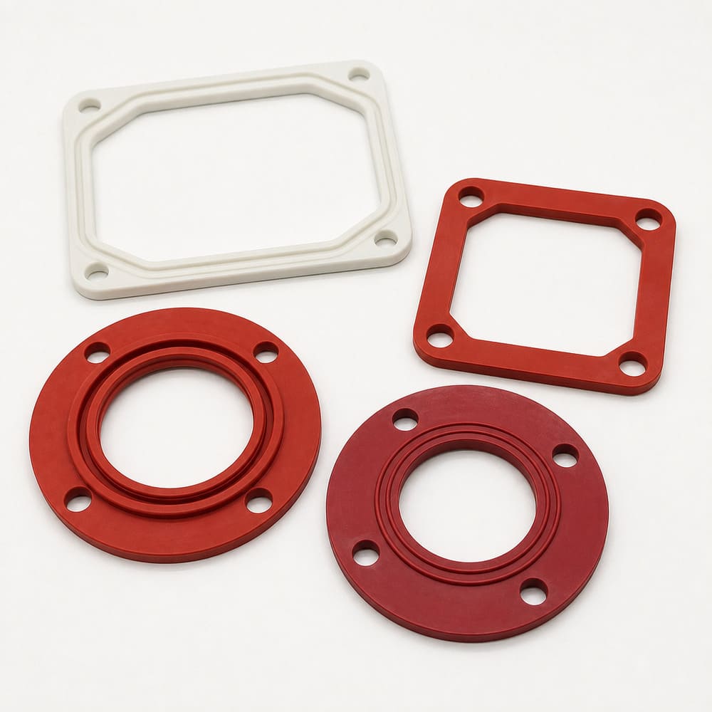 High temperature silicone gaskets manufactured by Pandasoft