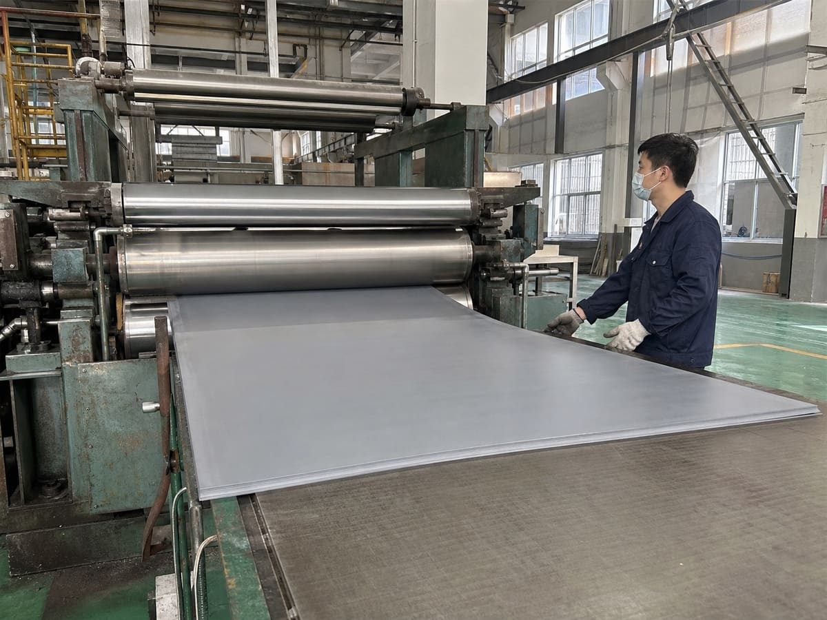 Pandasoft silicone sheet calendering and production process