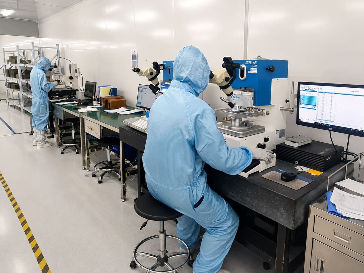 Quality inspection station with AQL 2.5/4.0 final inspection standard at Pandasoft